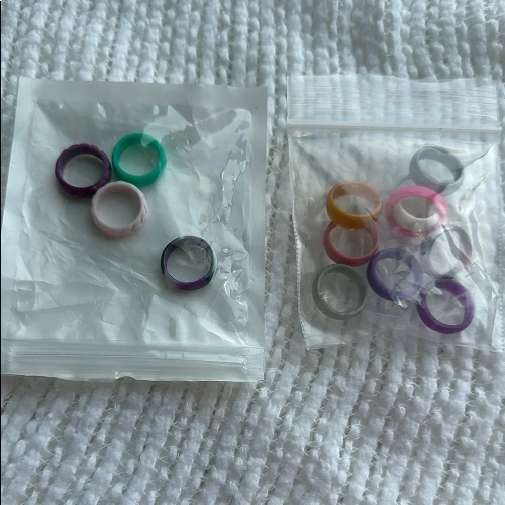 Colorful Women's Ring Set